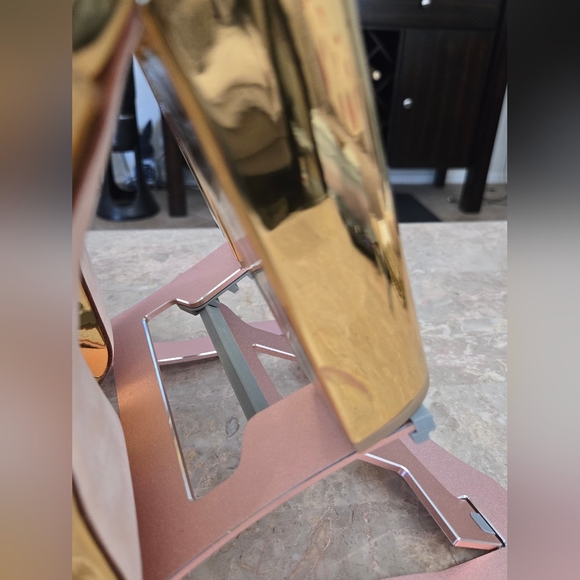 Antonio Melani x Nat Note Pia Mirror Metallic Platform Pumps. Gold  (Size 9) - Picture 5 of 15